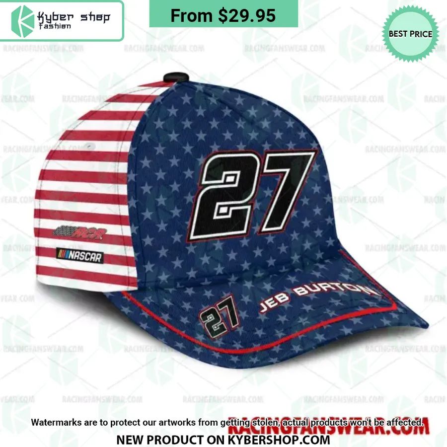 Jeb Burton NASCAR Racing Independence Day Hat