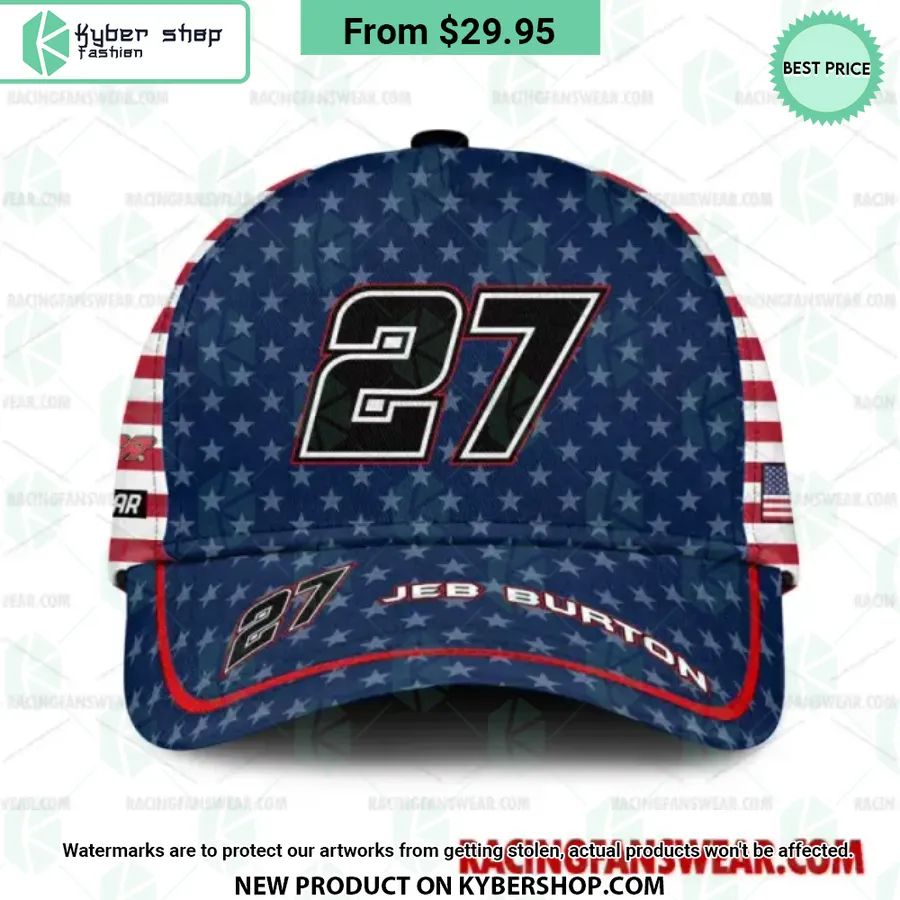 Jeb Burton NASCAR Racing Independence Day Hat