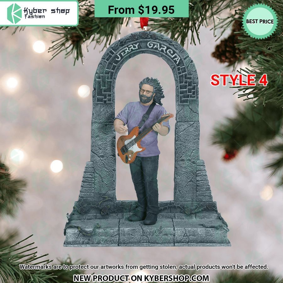 Jerry Garcia Christmas Ornament