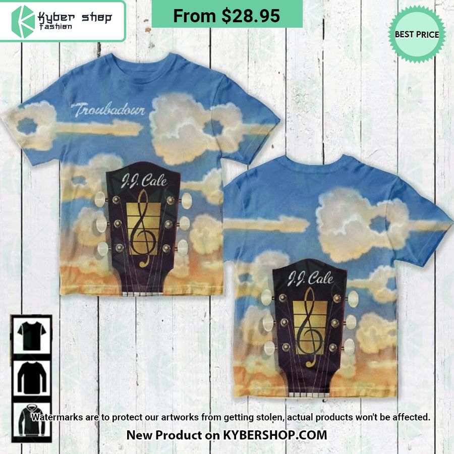 JJ Cale Troubadour Album Cover Shirt