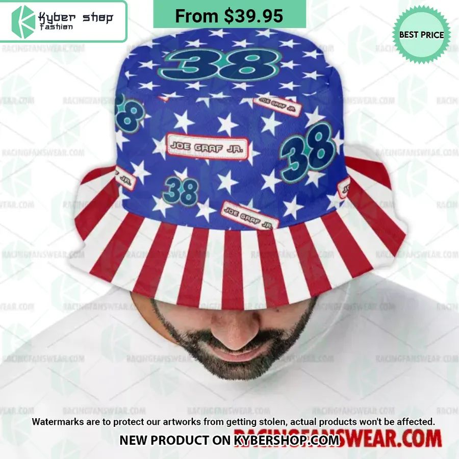 Joe Graf Jr NASCAR Racing Independence Day Bucket Hat