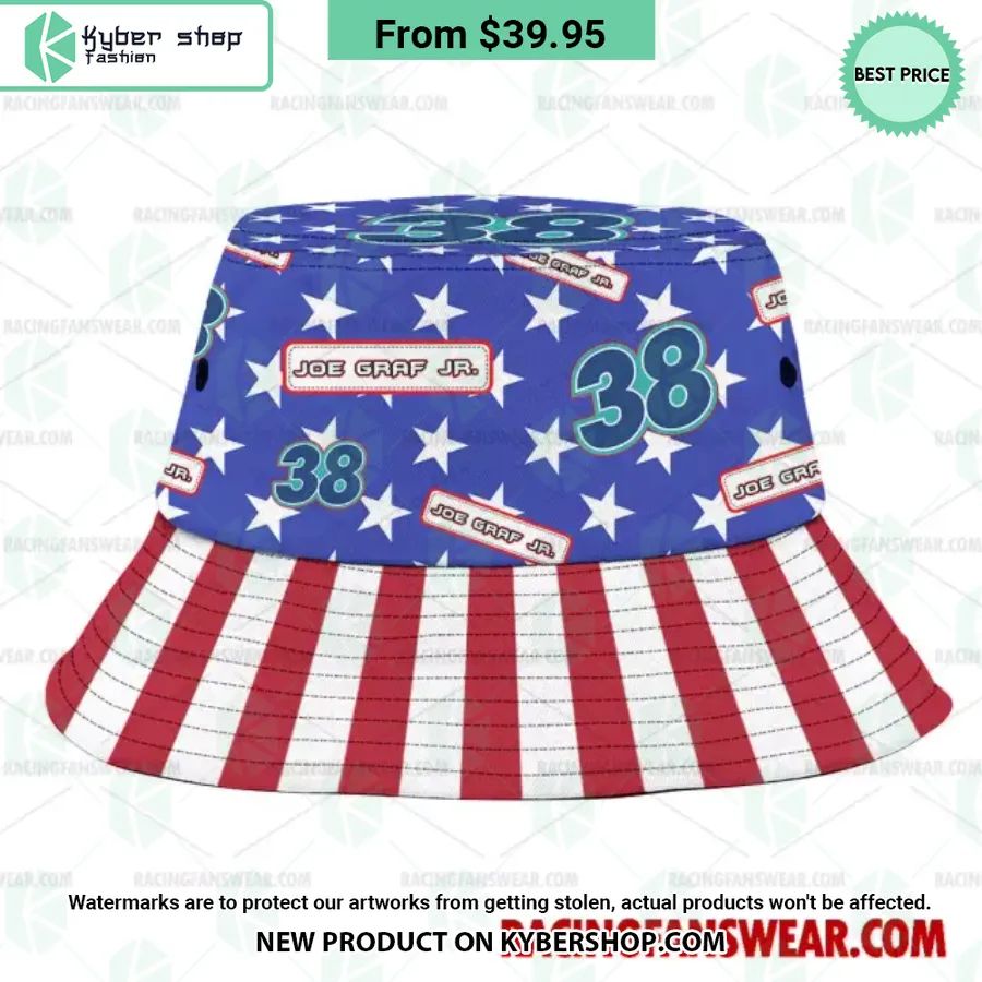 Joe Graf Jr NASCAR Racing Independence Day Bucket Hat
