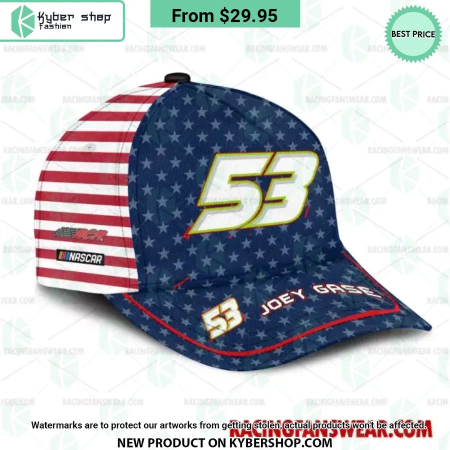 Joey Gase NASCAR Racing Independence Day Hat