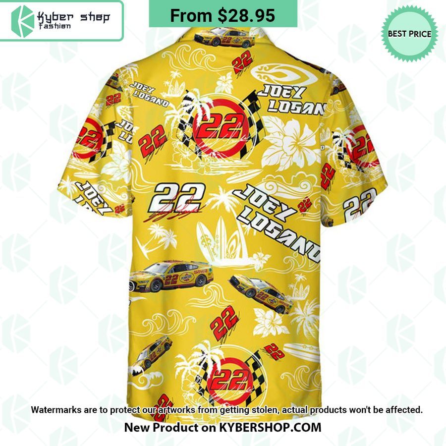 Joey Logano NASCAR Racing Hawaiian Shirt