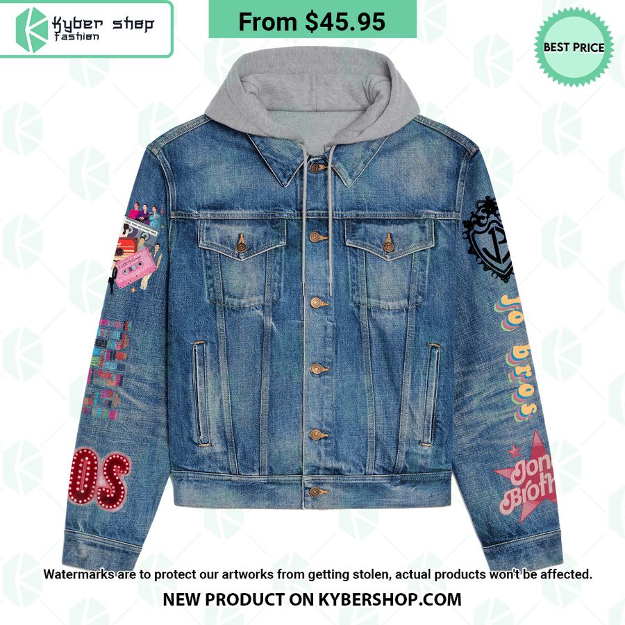 Jonas Brothers Hooded Denim Jacket