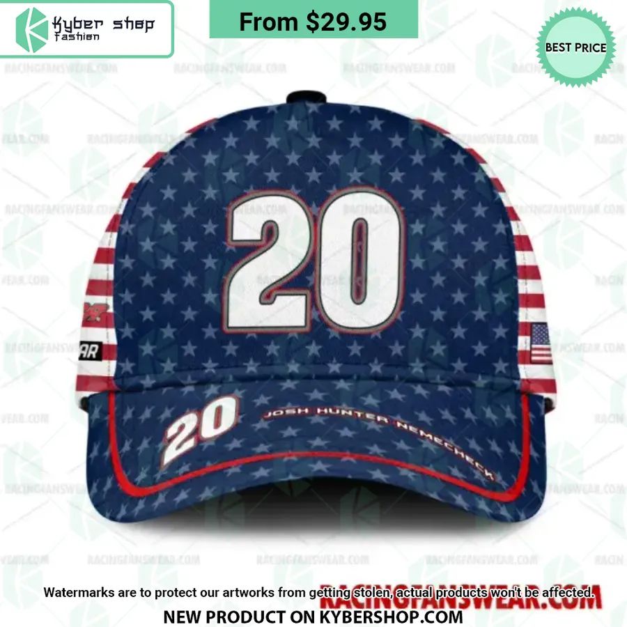 Josh Hunter Nemecheck NASCAR Racing Independence Day Hat