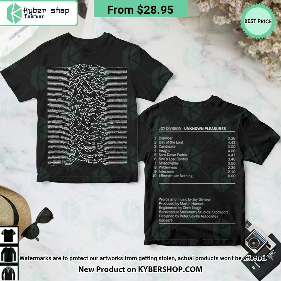 Joy Division Unknown Pleasure Album Shirt