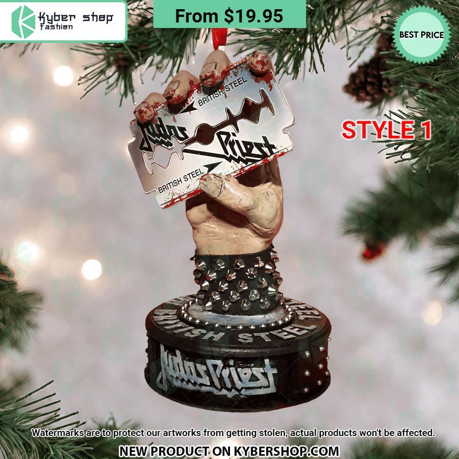 Judas Priest Christmas Ornament