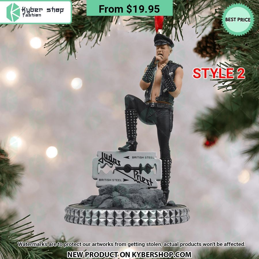 Judas Priest Christmas Ornament