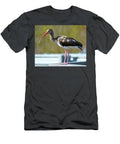 Juvenile White Ibis Posing On Boardwalk In Florida T-Shirt