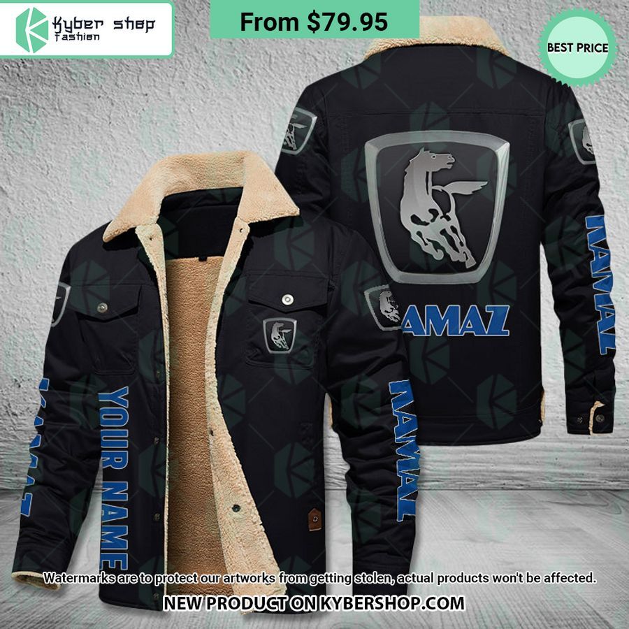 Kamaz CUSTOM Fleece Leather Jacket