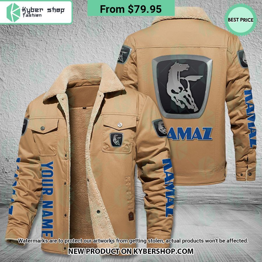 Kamaz CUSTOM Fleece Leather Jacket
