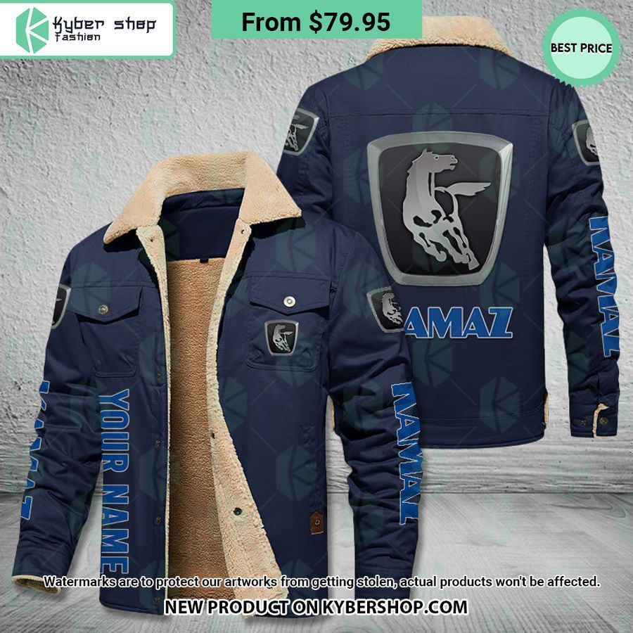 Kamaz CUSTOM Fleece Leather Jacket