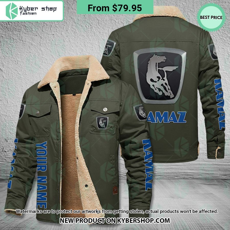 Kamaz CUSTOM Fleece Leather Jacket
