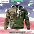 Kansas City Chiefs Camo Design Veterans Day Hoodie