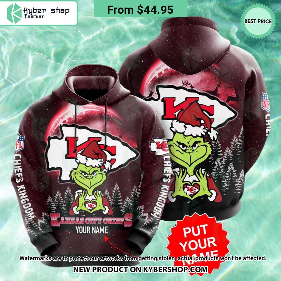 Kansas City Chiefs Grinch CUSTOM Hoodie