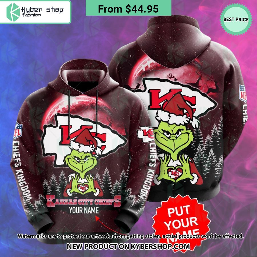 Kansas City Chiefs Grinch CUSTOM Hoodie