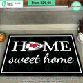 Kansas City Chiefs Home Sweet Home Doormat