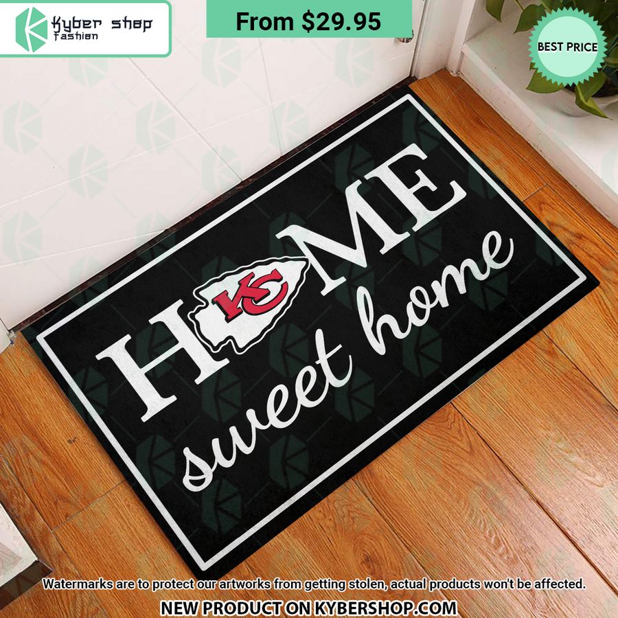 Kansas City Chiefs Home Sweet Home Doormat