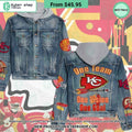 Kansas City Chiefs Hooded Denim Jacket