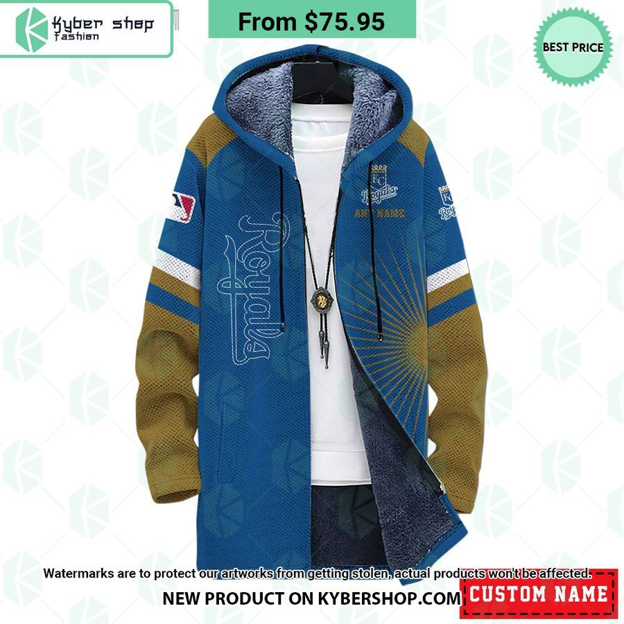 Kansas City Royals MLB CUSTOM Fleece Windbreaker Jacket