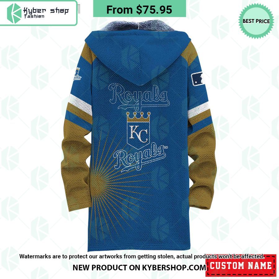 Kansas City Royals MLB CUSTOM Fleece Windbreaker Jacket