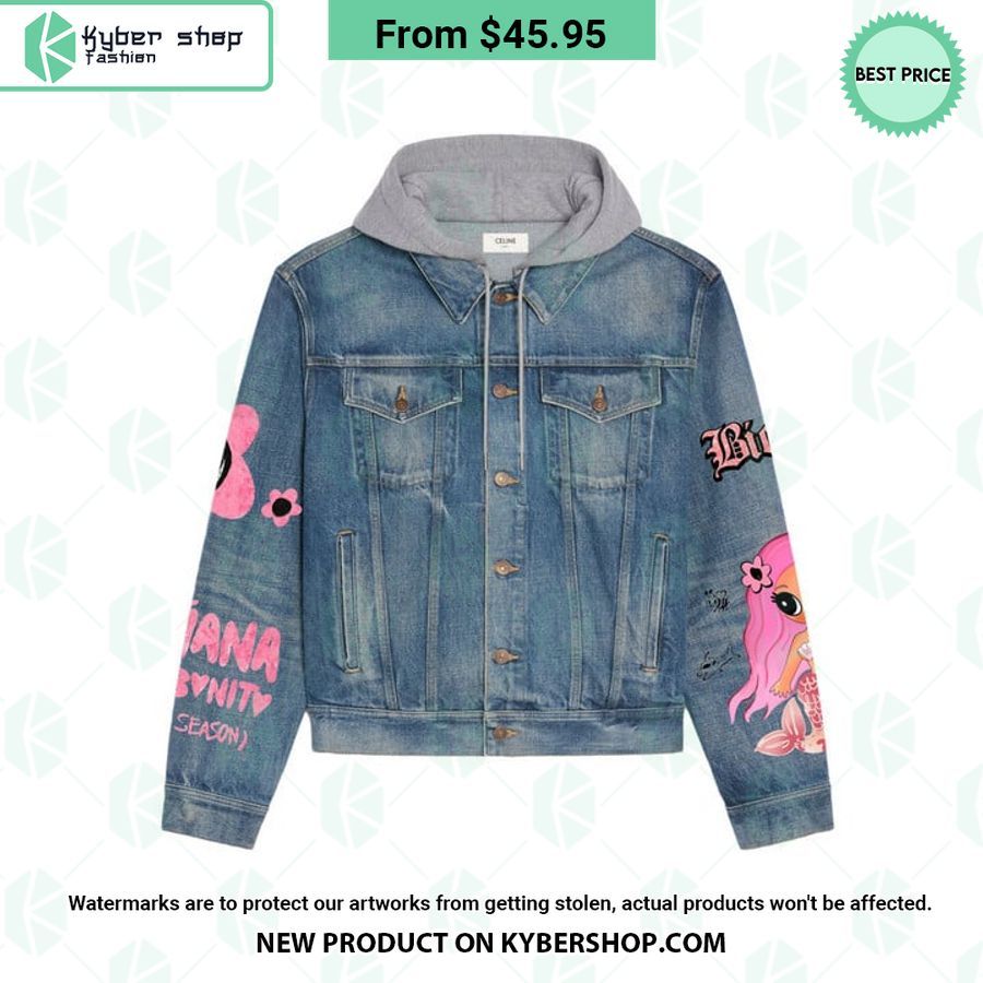 Karol G Hooded Denim Jacket