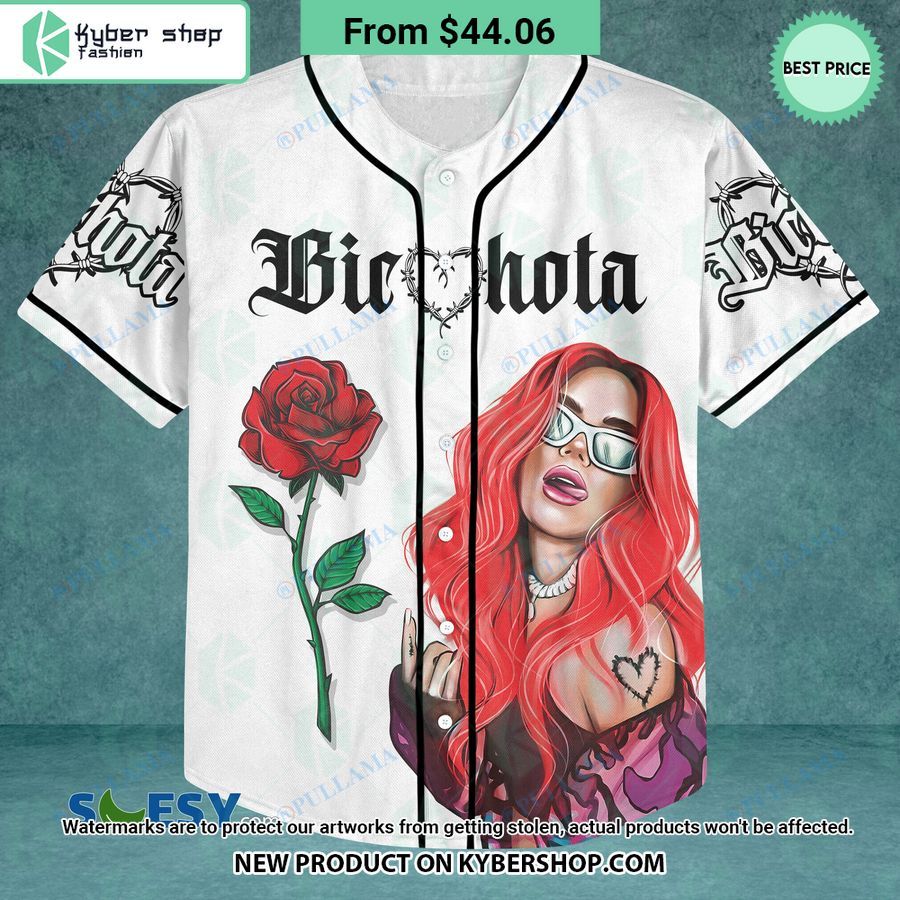 Karol G La Bichota Strip Love Tour Baseball Jersey