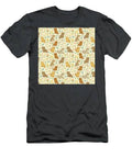 Cute Cat Pattern with Flowers T-Shirt
