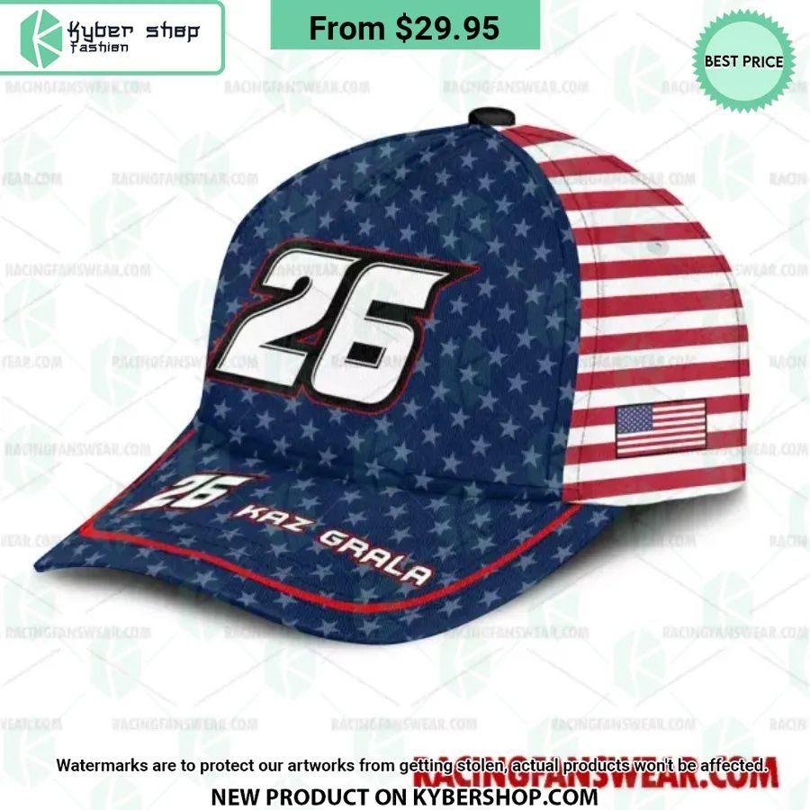Kaz Grala NASCAR Racing Independence Day Hat