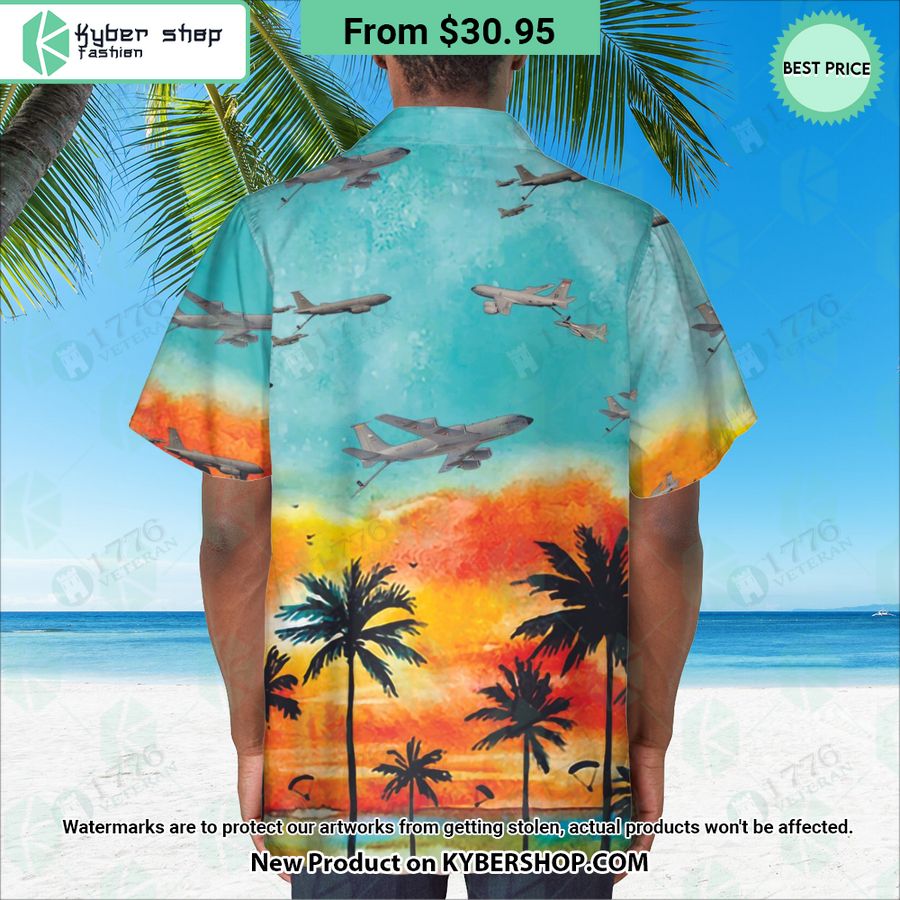 KC-135 Stratotanker Sunset Hawaiian Shirt