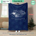 Kenan Memorial Stadium North Carolina Tar Heels Blanket