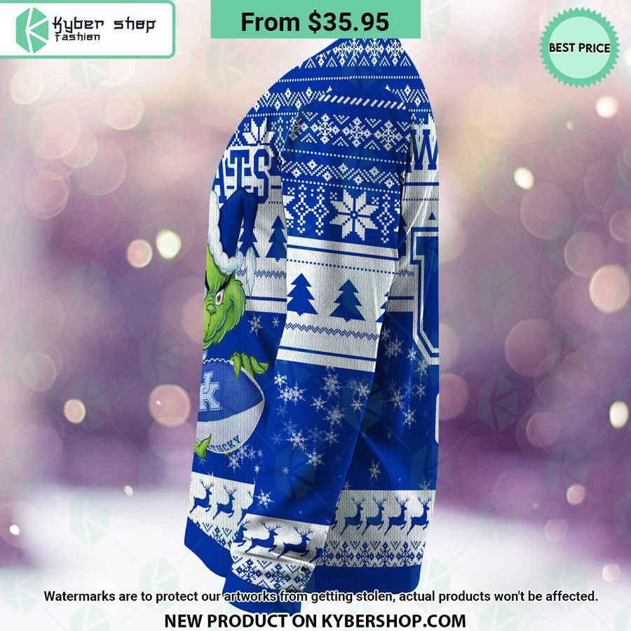Kentucky Wildcats Grinch Christmas Sweater