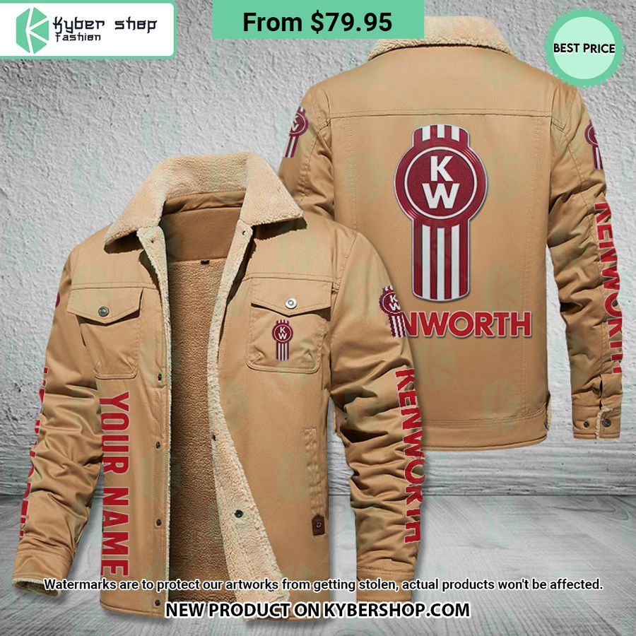 Kenworth CUSTOM Fleece Leather Jacket
