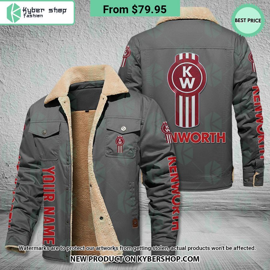 Kenworth CUSTOM Fleece Leather Jacket