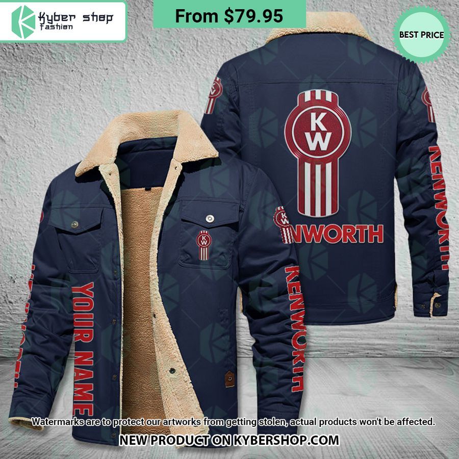 Kenworth CUSTOM Fleece Leather Jacket