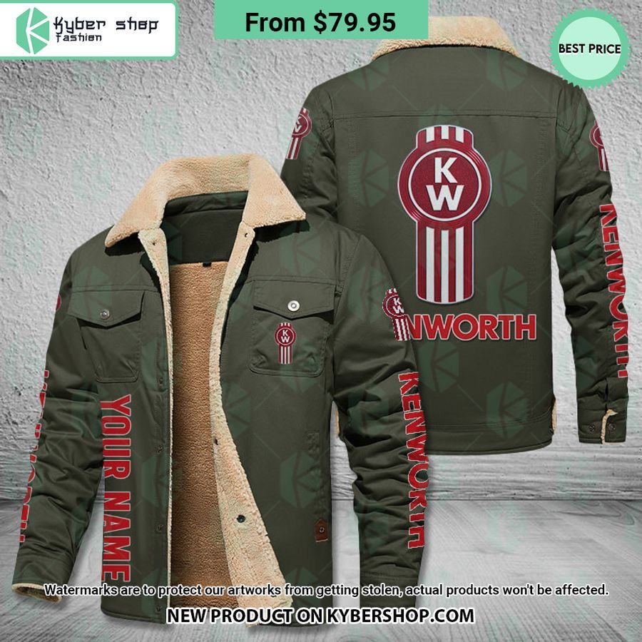Kenworth CUSTOM Fleece Leather Jacket