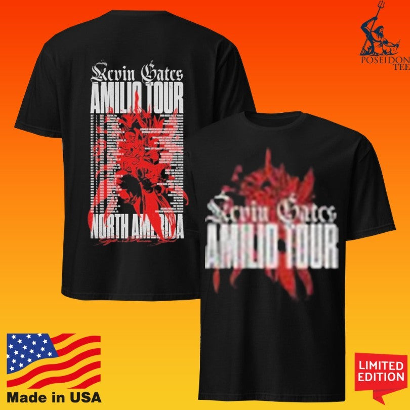 Kevin Gates 2025 Amilio Tour T-shirt