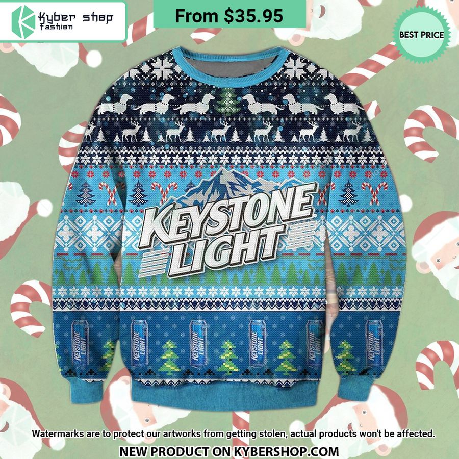 Keystone Light Christmas Sweater
