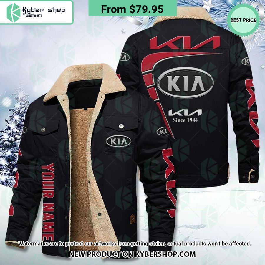 Kia Fleece Leather Jacket