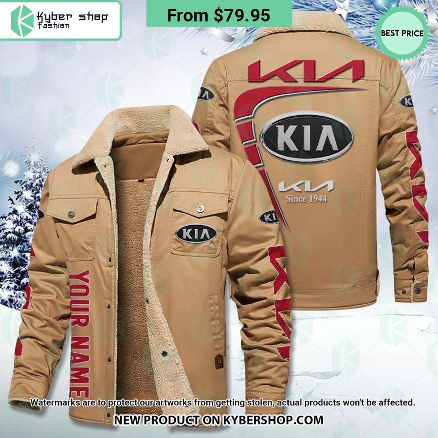 Kia Fleece Leather Jacket