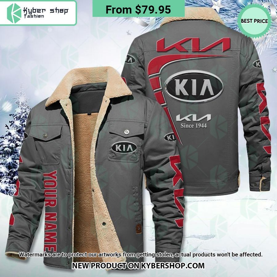 Kia Fleece Leather Jacket