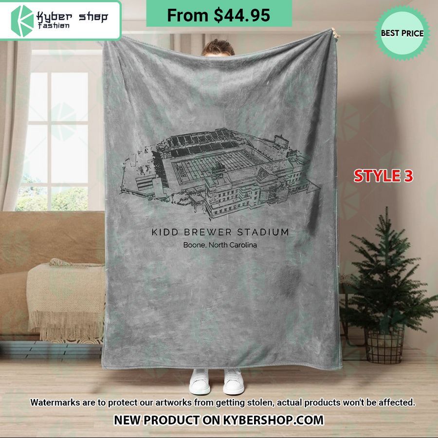 Kidd Brewer Stadium Appalachian State Mountaineers Blanket