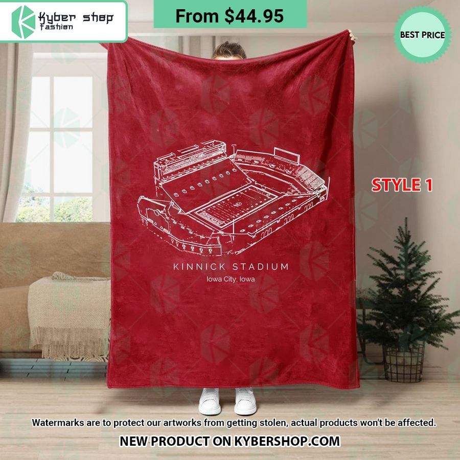 Kinnick Stadium Iowa Hawkeyes Blanket