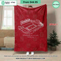 Kinnick Stadium Iowa Hawkeyes Blanket