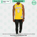 Kobe Bryant 8 Final Los Angeles Lakers Basketball Jersey