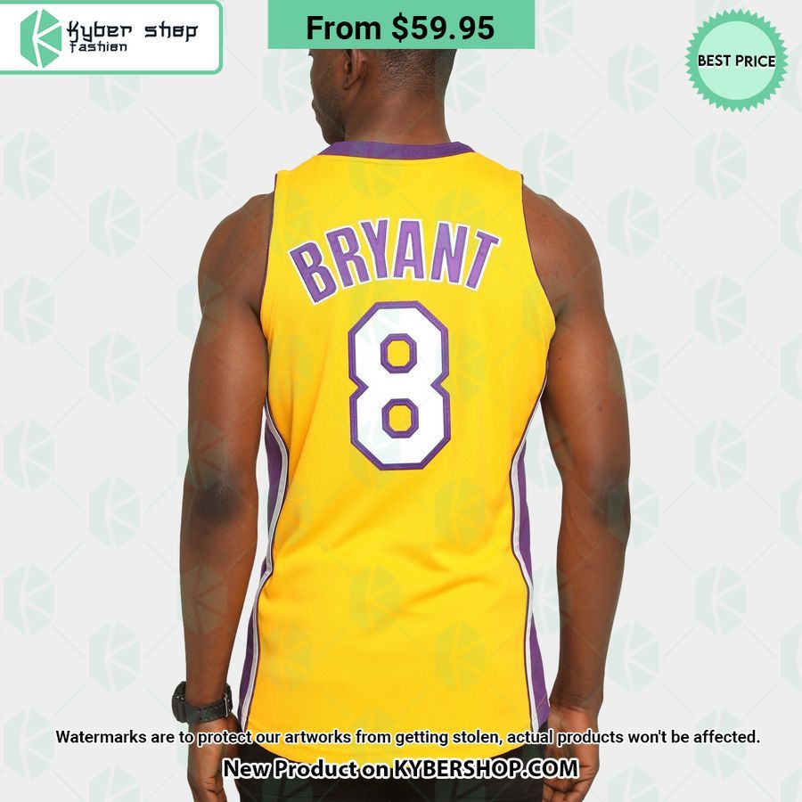Kobe Bryant 8 Final Los Angeles Lakers Basketball Jersey
