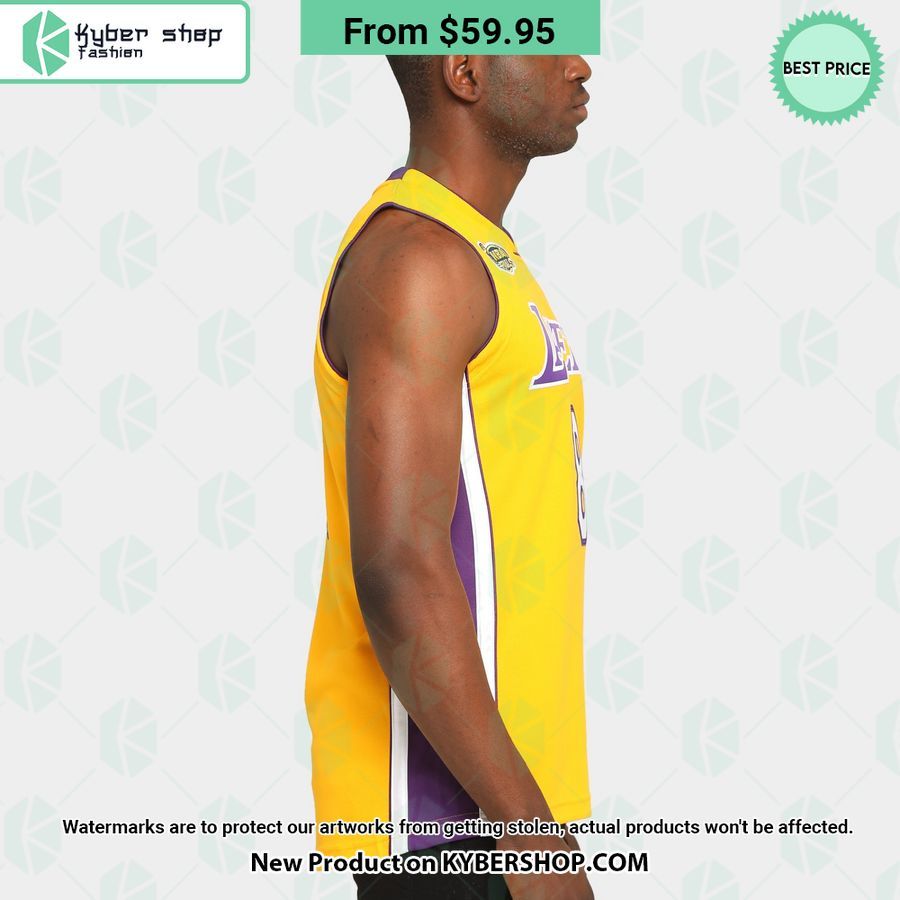 Kobe Bryant 8 Final Los Angeles Lakers Basketball Jersey