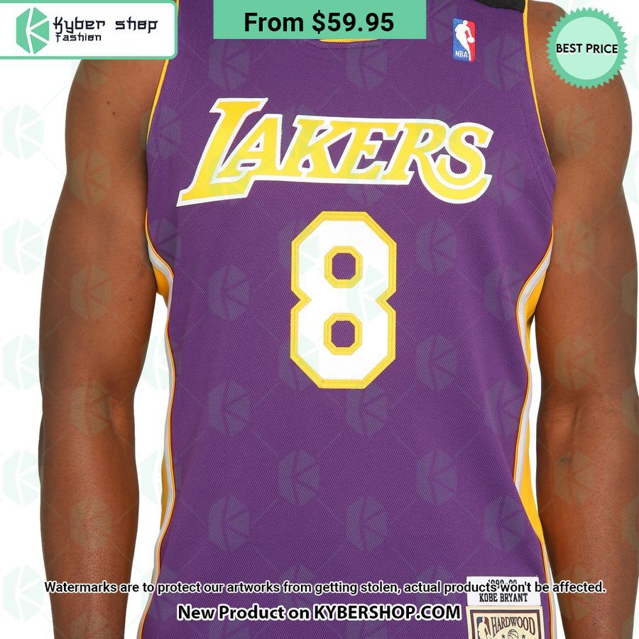 Kobe Bryant 8 Los Angeles Lakers Purple Basketball Jersey