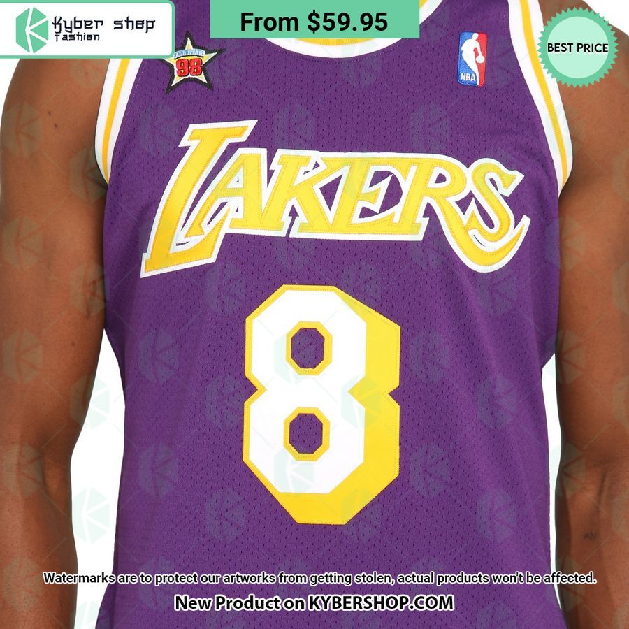Kobe Bryant All Star West 8 Los Angeles Lakers Basketball Jersey